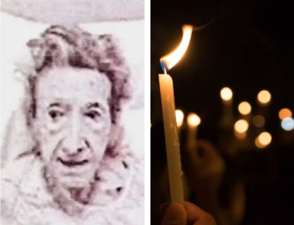 李堡华联和李堡韩联今天晚上8点大家为Carmela Polimeni 烛光守夜