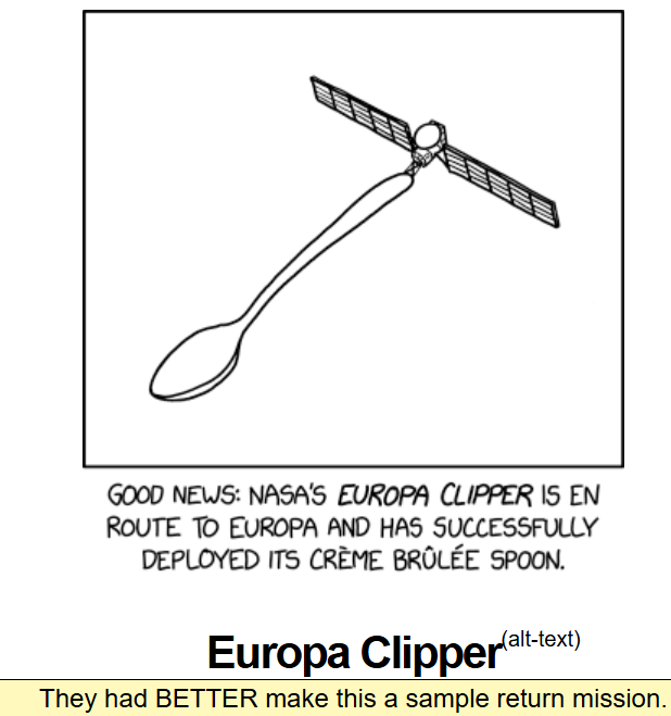 Europa Clipper – 你看懂这副画了么 – 你懂科学吗？