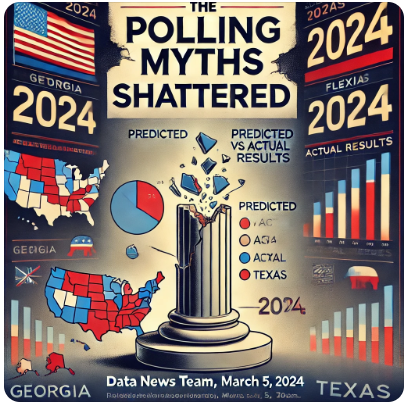 “民调”是民主党调查的简称？- 2024美国大选民调预测与现实的惊人差距