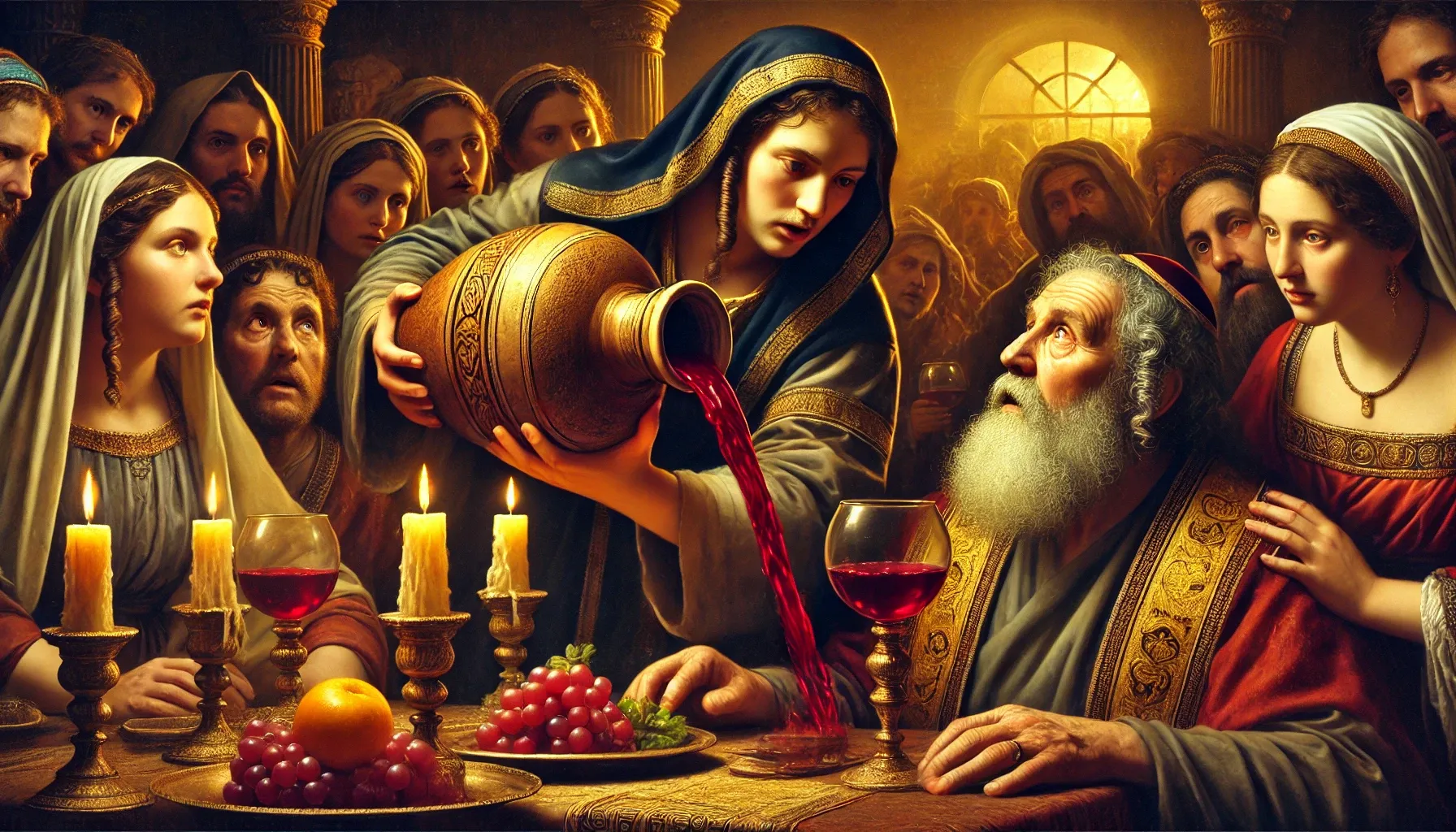 迦拿婚宴变水为酒 – 耶稣第一个神迹