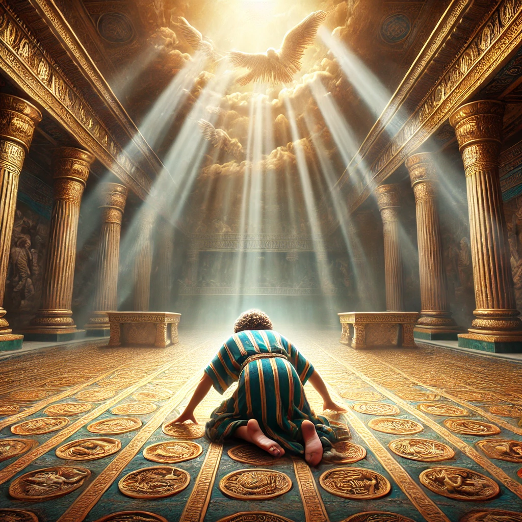 Daniel receiving divine vision