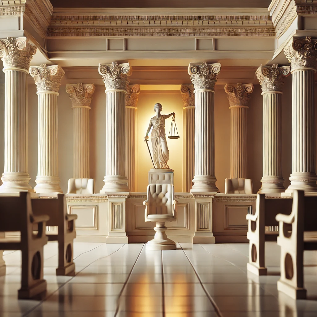 法院内部场景 | Courthouse Interior Scene