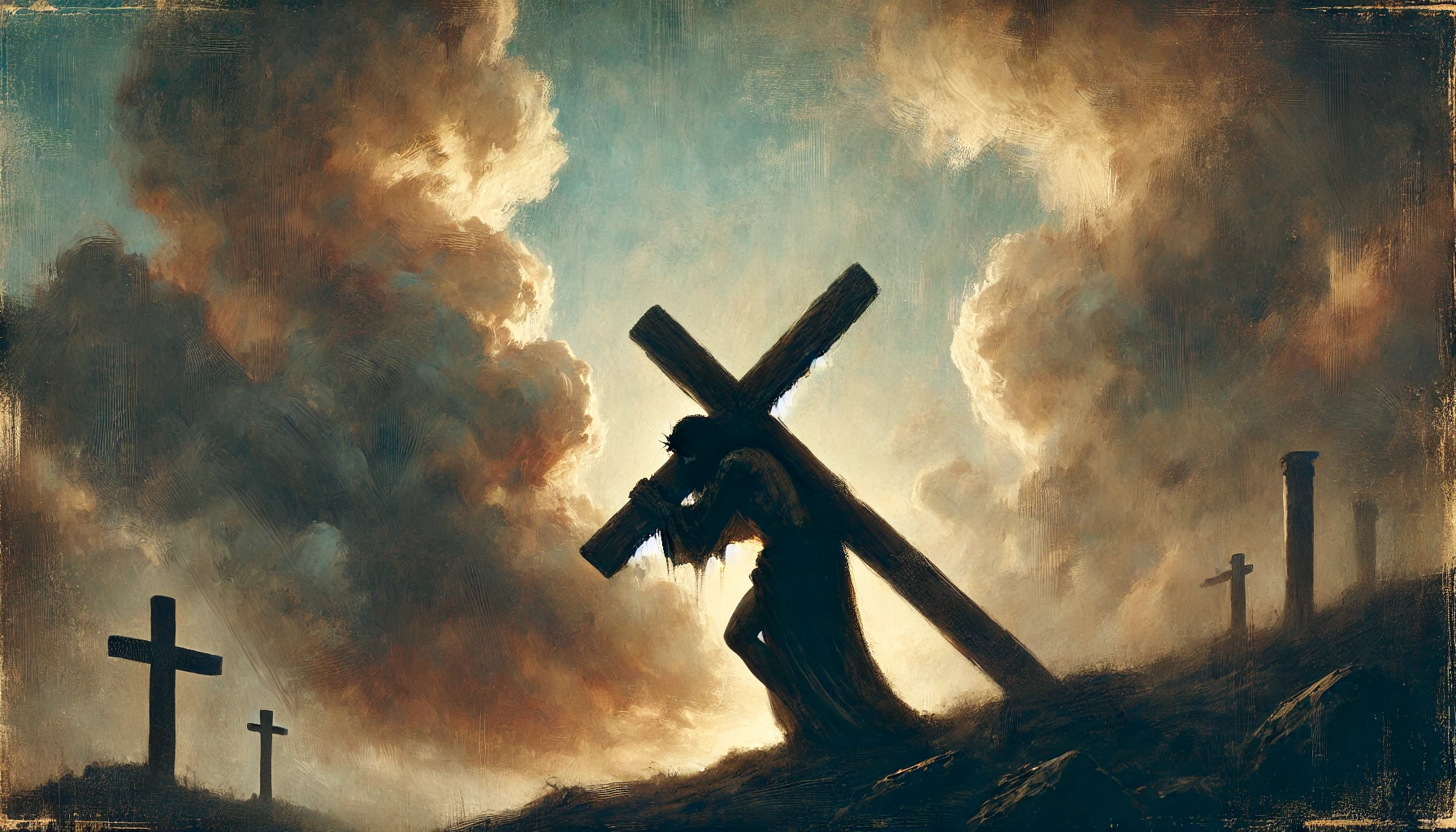 背负十架上各各他