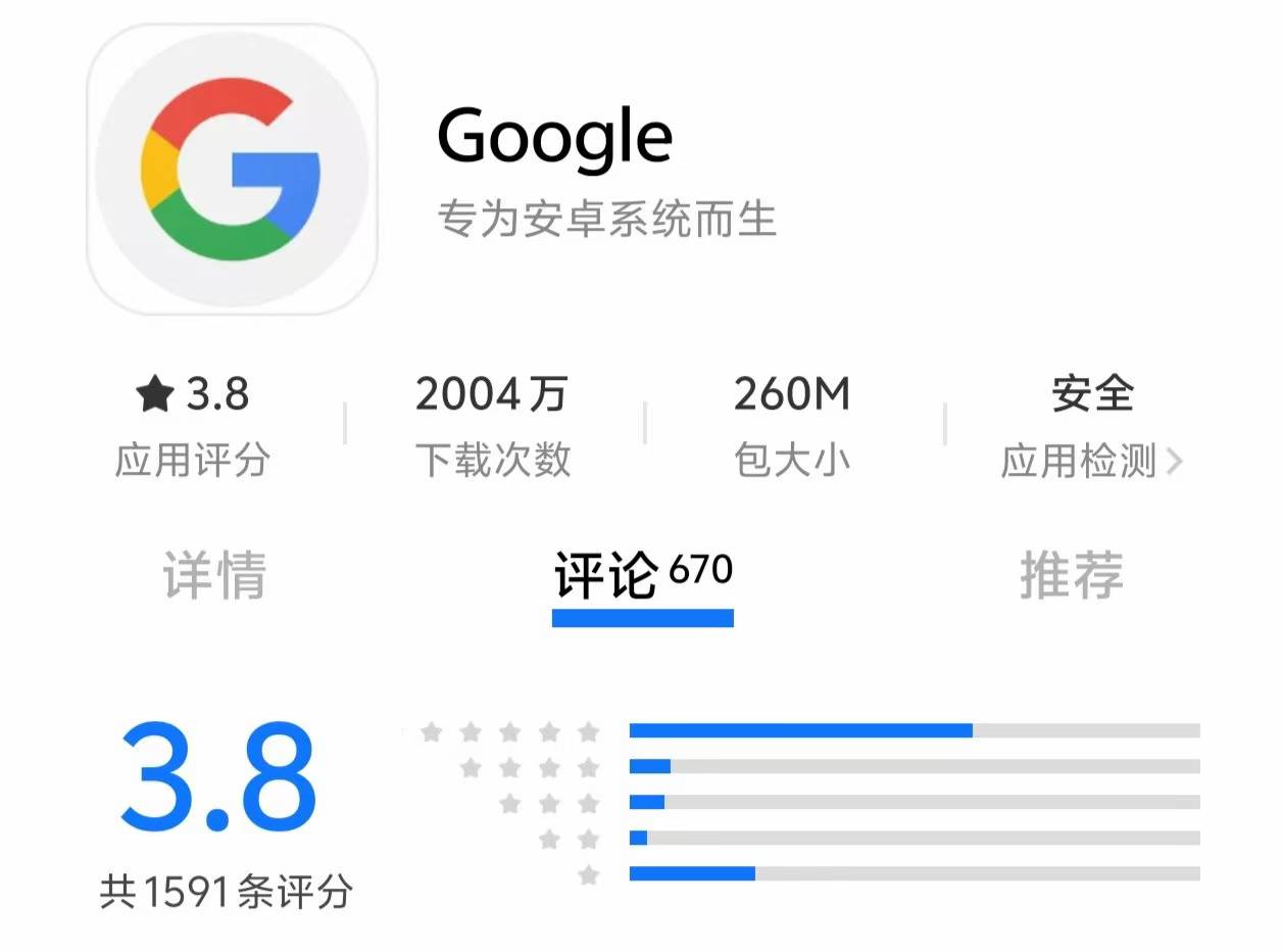 谷歌应用评分截图,反映中国区用户的真实体验和反馈 谷歌应用评分截图,反映中国区用户的真实体验和反馈