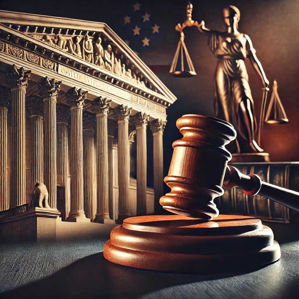 象征性的法庭场景 | Symbolic Courtroom Scene
