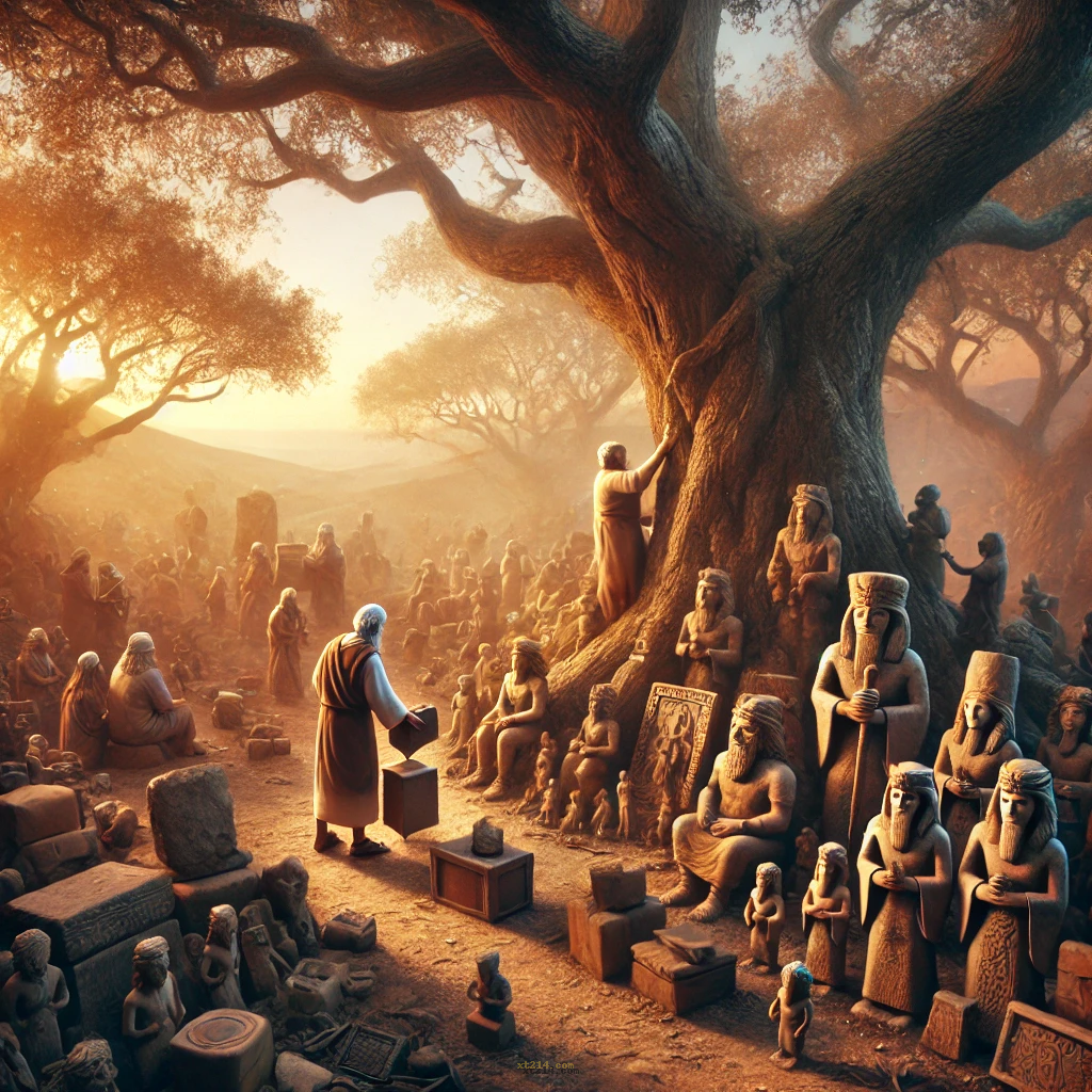 雅各家中的外邦神 - 不完全信靠神的写照