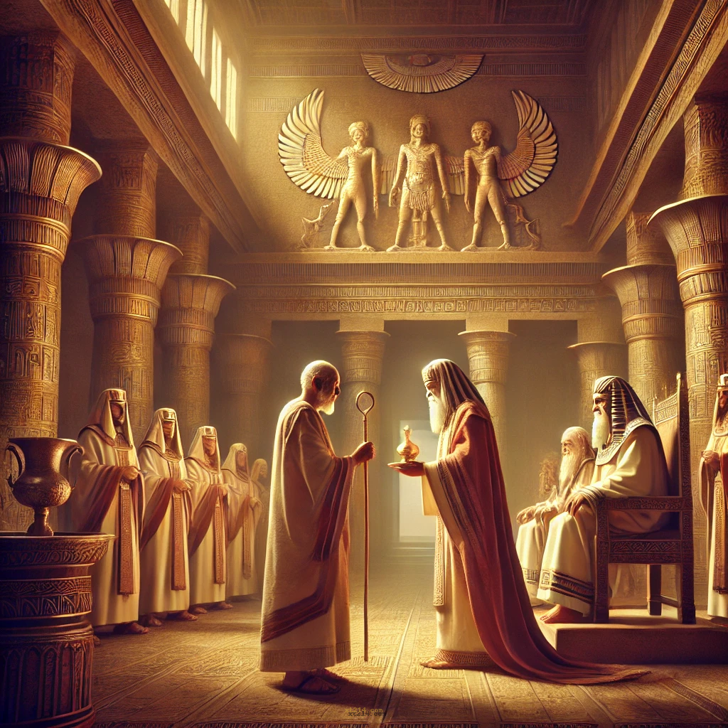 雅各在埃及见法老 - 信心成熟的见证