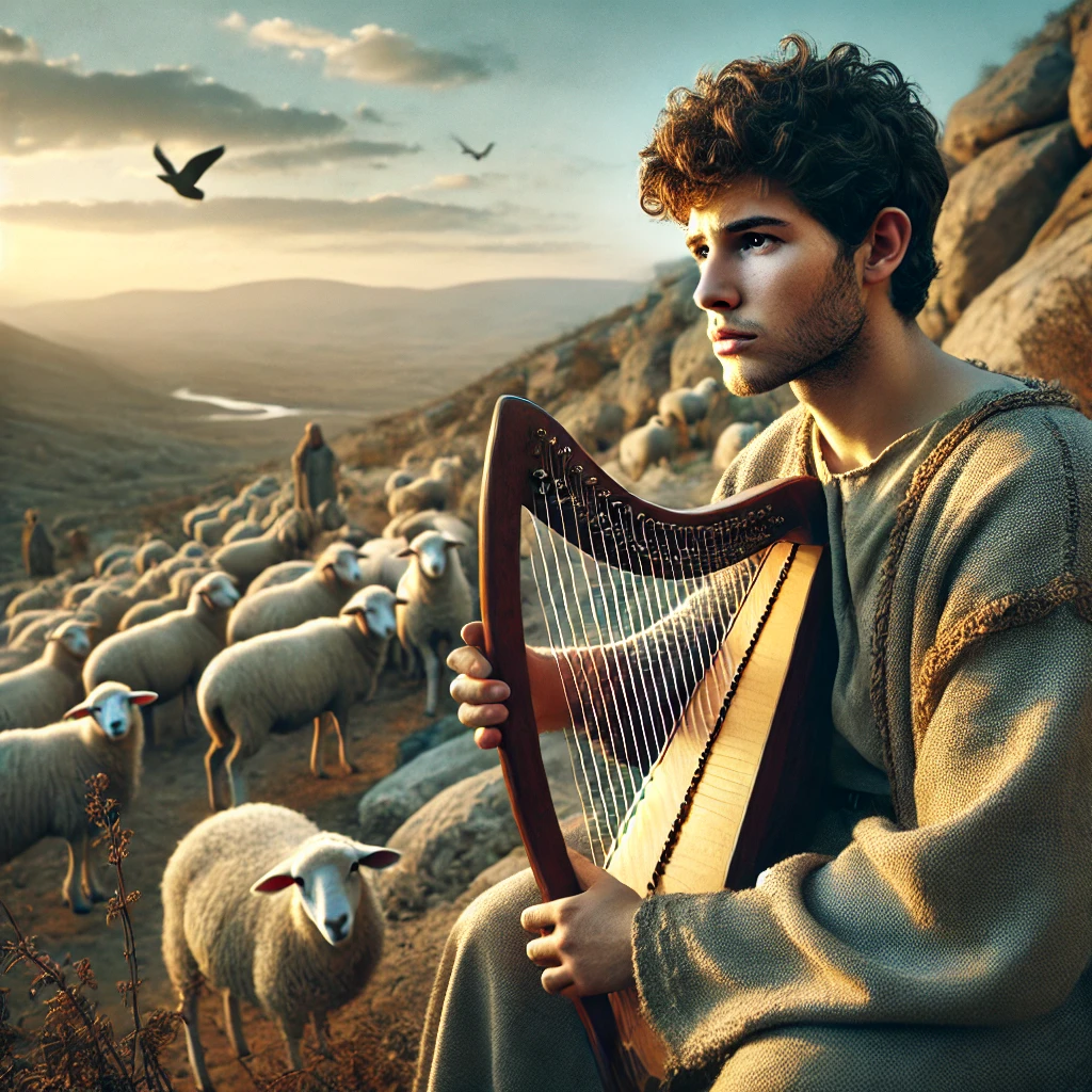 大卫继续牧养羊群