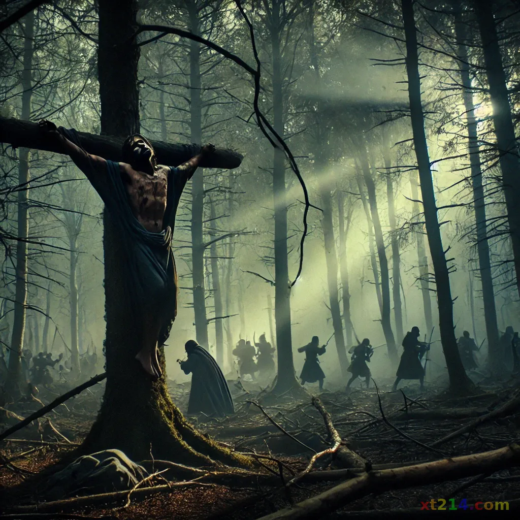 押沙龙的头发挂在橡树上，预示第二个儿子的离世