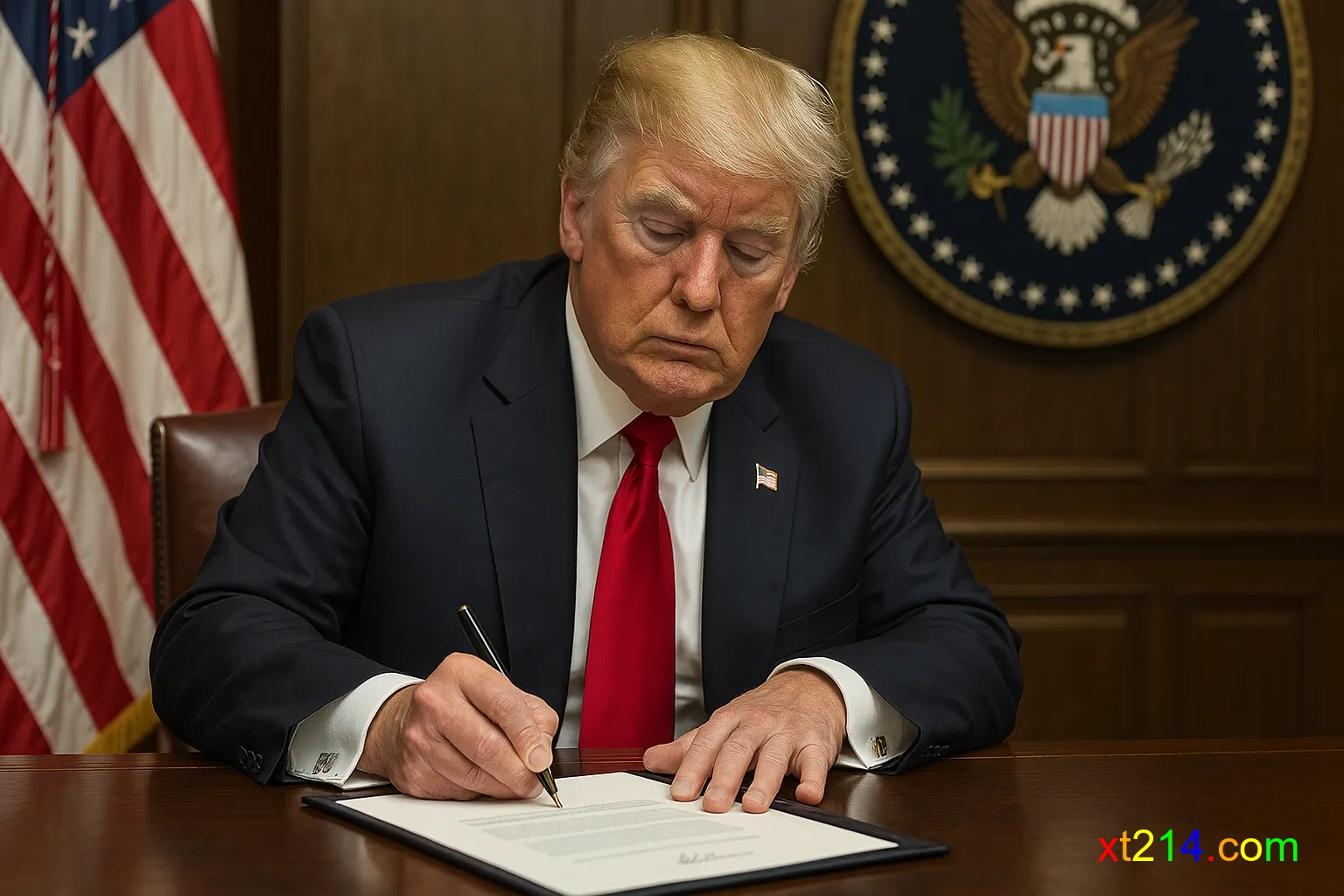 特朗普签署行政命令| 美国选举制度重大变化【xt214.com】