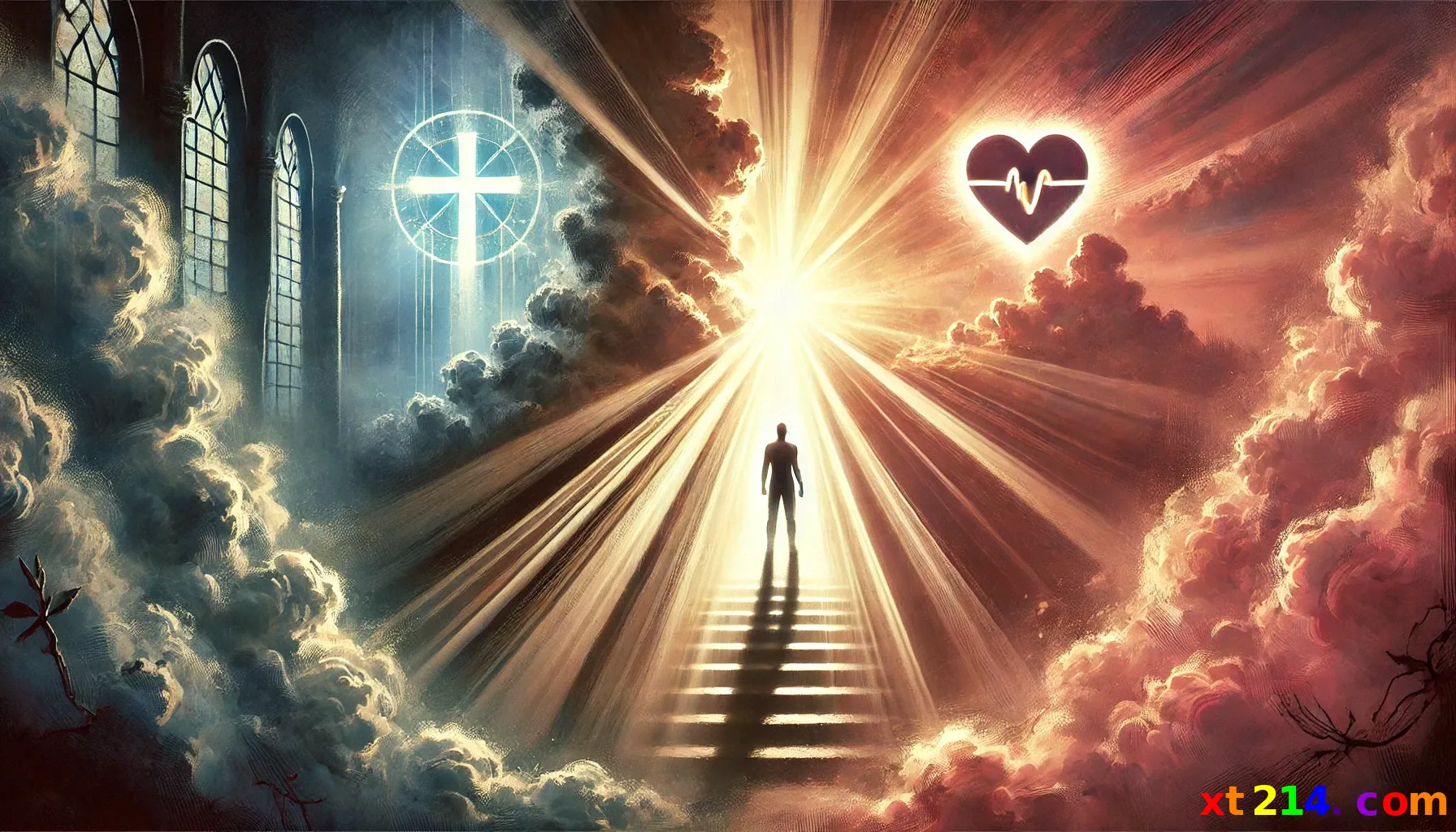 信仰带来的爱的转变：人物从黑暗走向光明，象征神的爱如何更新生命和关系
