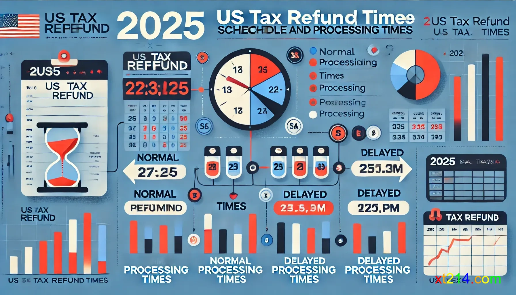 2025年退税时间表与处理周期图表