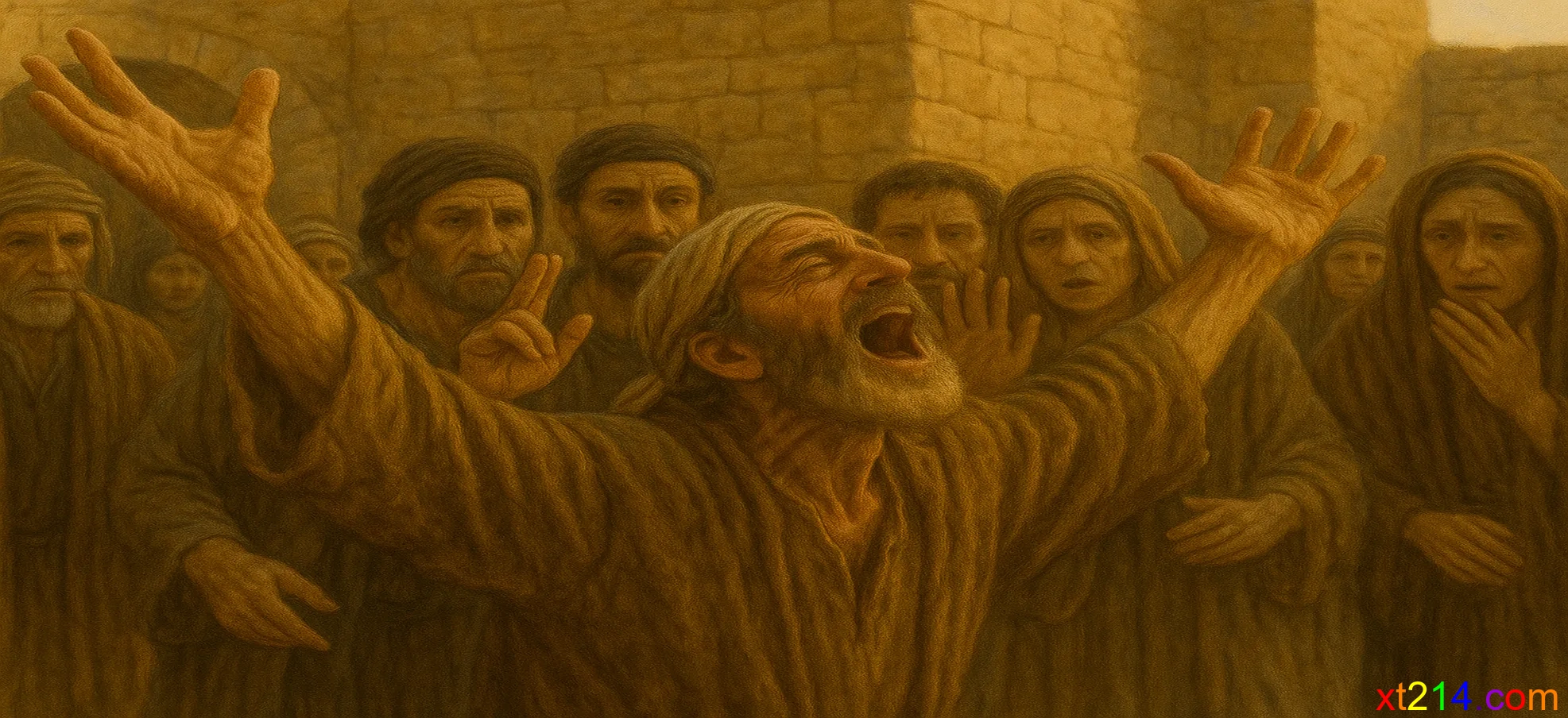 巴底买不顾众人阻拦，大声呼喊'大卫的子孙耶稣啊，可怜我吧'