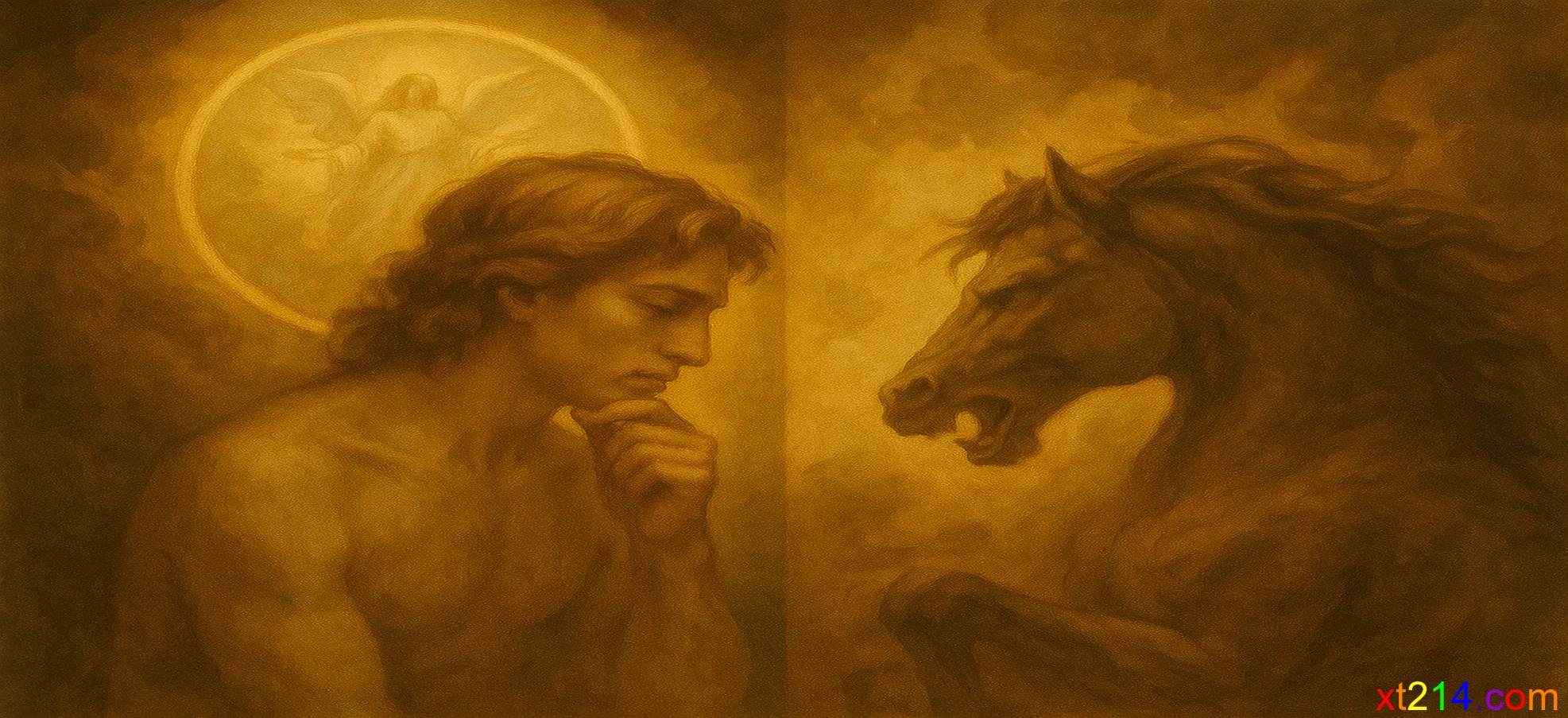 展现人类具有灵魂意识与动物本能行为的本质区别