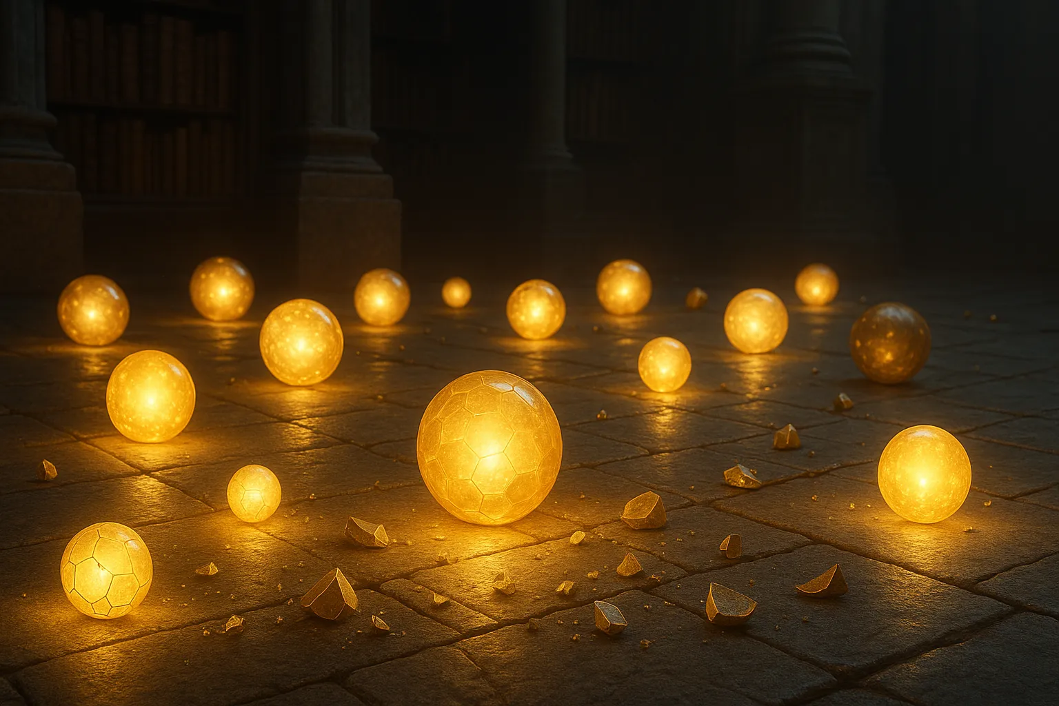 金色光芒从云层之上倾泻而下，照亮下方的大地