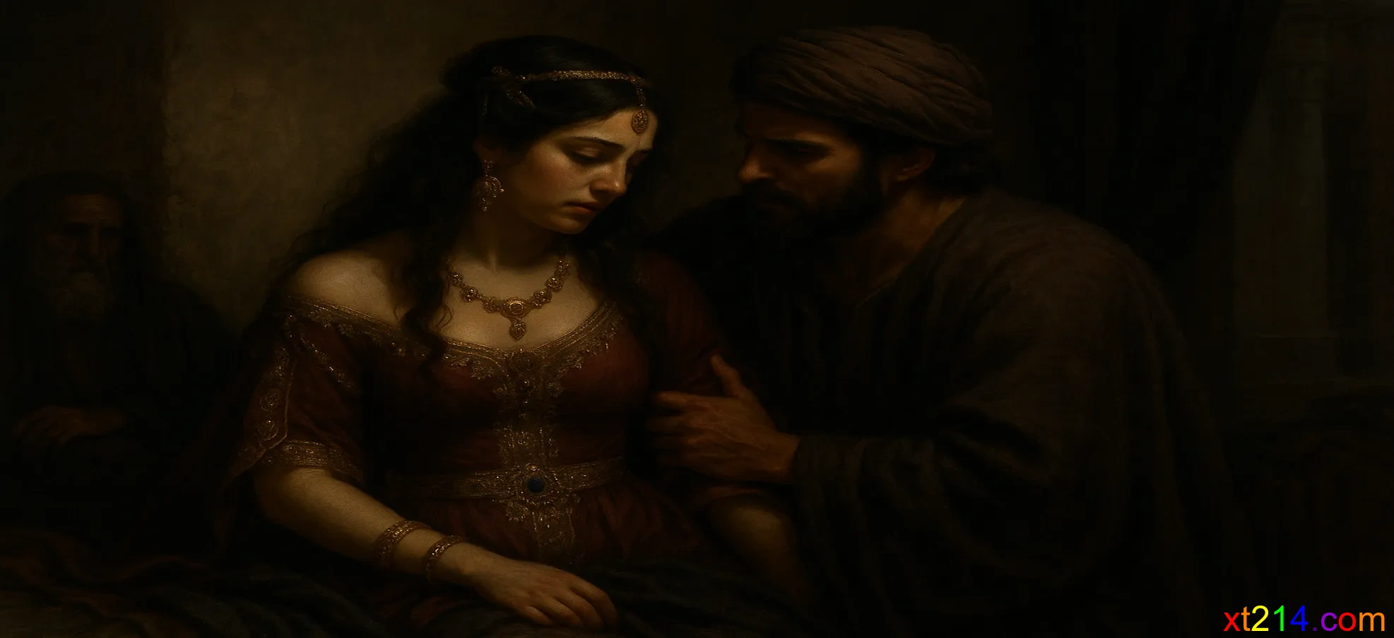 华美女子与陌生男子行淫，背叛了拯救她的丈夫