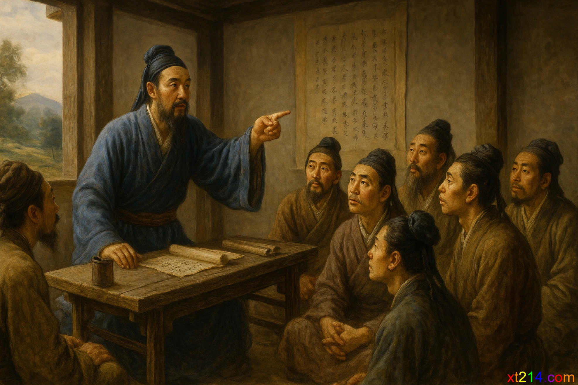 张载向弟子传授所谓圣学，体现其文化霸权野心